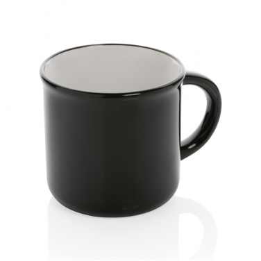 Logo trade promotional giveaway photo of: Vintage ceramic mug 280ml