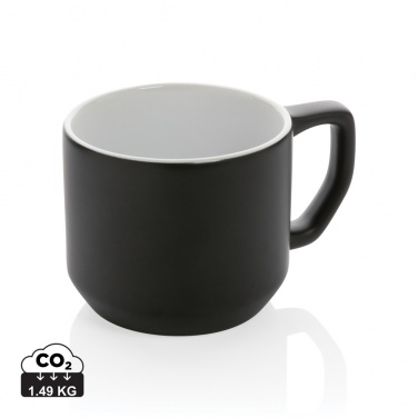 Logo trade promotional giveaway photo of: Ceramic modern mug 350ml