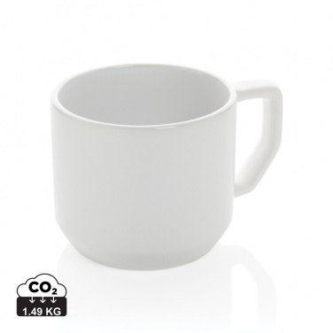 Logo trade promotional items image of: Ceramic modern mug 350ml