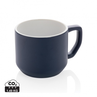 Logo trade advertising product photo of: Ceramic modern mug 350ml