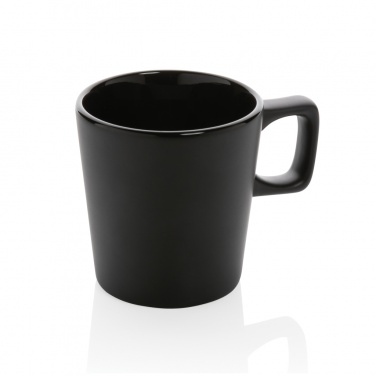 Logo trade promotional gifts image of: Ceramic modern coffee mug 300ml