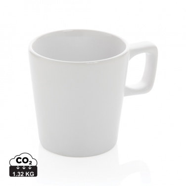 Logotrade promotional gift picture of: Ceramic modern coffee mug 300ml