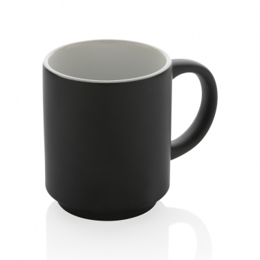 Logo trade promotional item photo of: Ceramic stackable mug 180ml