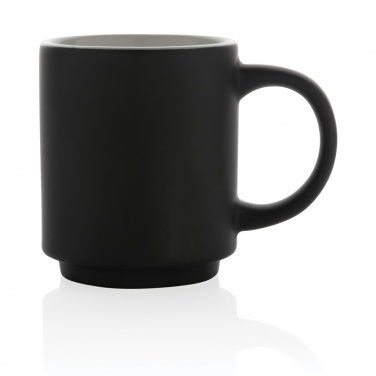 Logo trade promotional merchandise image of: Ceramic stackable mug 180ml