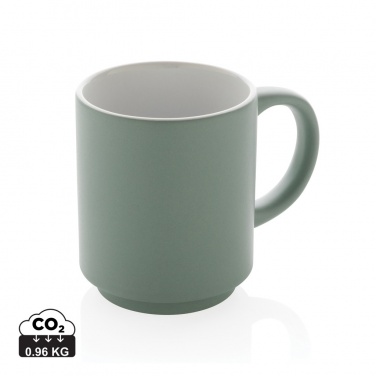 Logotrade advertising products photo of: Ceramic stackable mug 180ml