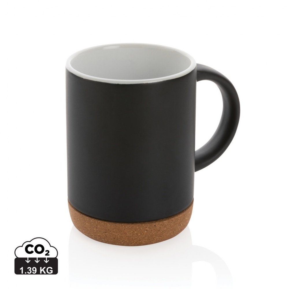 Logotrade promotional items photo of: Ceramic mug with cork base 280ml