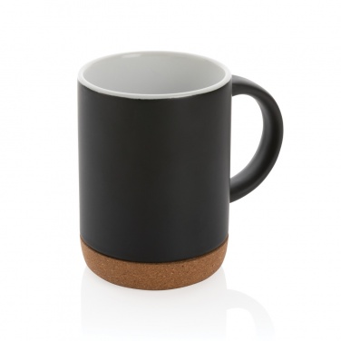 Logo trade corporate gifts image of: Ceramic mug with cork base 280ml