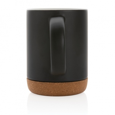 Logo trade business gifts image of: Ceramic mug with cork base 280ml