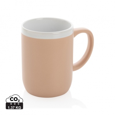 Logo trade promotional item photo of: Ceramic mug with white rim 300ml