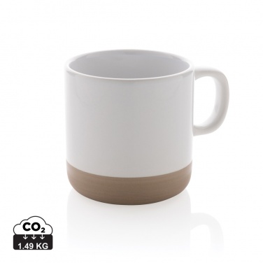 Logo trade promotional item photo of: Glazed ceramic mug 360ml