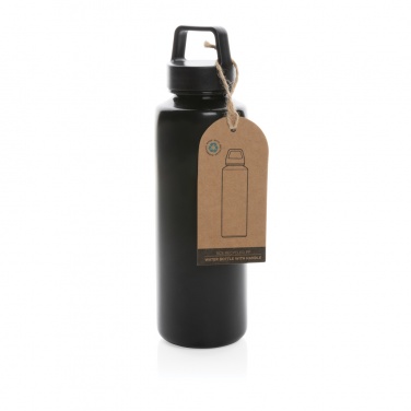 Logo trade promotional merchandise photo of: RCS certified recycled PP water bottle with handle