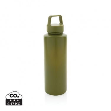 Logo trade promotional gifts image of: RCS certified recycled PP water bottle with handle