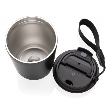 Logo trade corporate gifts picture of: Cuppa RCS re-steel vacuum tumbler with lanyard