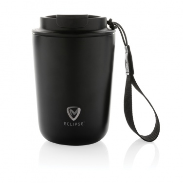 Logotrade corporate gifts photo of: Cuppa RCS re-steel vacuum tumbler with lanyard