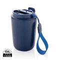 Cuppa RCS re-steel vacuum tumbler with lanyard, blue