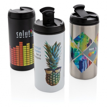 Logo trade promotional merchandise image of: Metro RCS Recycled stainless steel tumbler