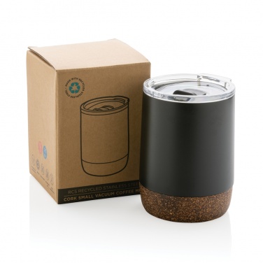 Logotrade promotional merchandise picture of: RCS Re-steel cork small vacuum coffee mug