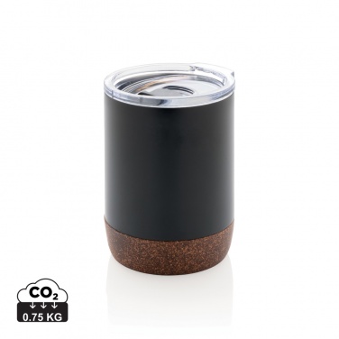 Logo trade advertising product photo of: RCS Re-steel cork small vacuum coffee mug