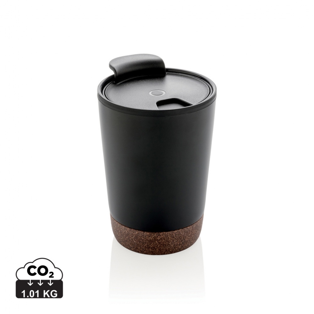 Logotrade promotional giveaway image of: GRS RPP stainless steel cork coffee tumbler