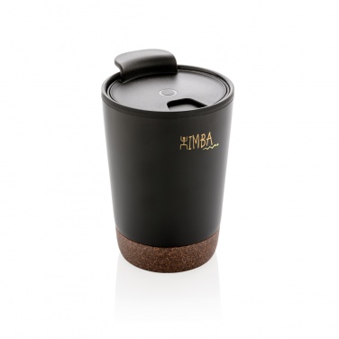 Logotrade promotional giveaways photo of: GRS RPP stainless steel cork coffee tumbler