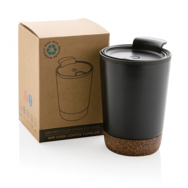 Logo trade promotional product photo of: GRS RPP stainless steel cork coffee tumbler