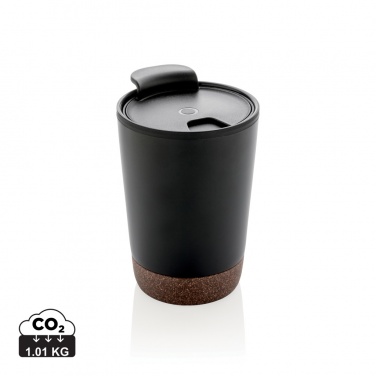 Logo trade business gift photo of: GRS RPP stainless steel cork coffee tumbler