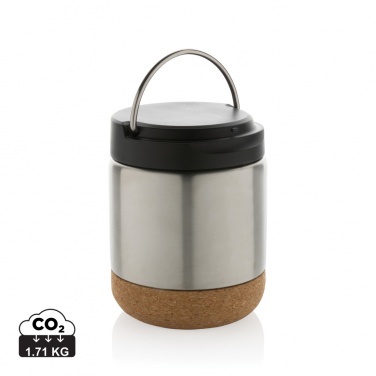 Logo trade promotional giveaways image of: Savory RCS certified recycled stainless steel foodflask