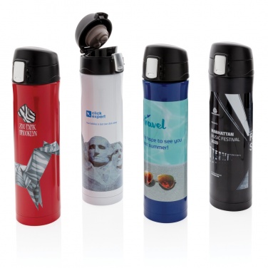 Logo trade promotional items image of: RCS Re-steel easy lock vacuum flask