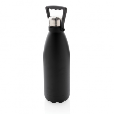 Logo trade promotional giveaways picture of: RCS Recycled stainless steel large vacuum bottle 1.5L