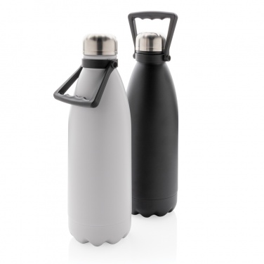 Logo trade promotional giveaways picture of: RCS Recycled stainless steel large vacuum bottle 1.5L