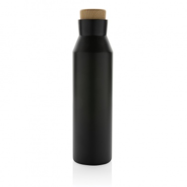 Logo trade promotional giveaways image of: Gaia RCS certified recycled stainless steel vacuum bottle