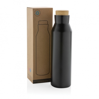 Logotrade promotional giveaway image of: Gaia RCS certified recycled stainless steel vacuum bottle