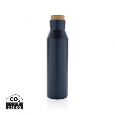 Logo trade promotional item photo of: Gaia RCS certified recycled stainless steel vacuum bottle