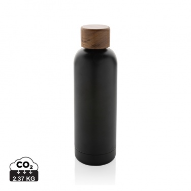 Logotrade corporate gifts photo of: Wood RCS certified recycled stainless steel vacuum bottle