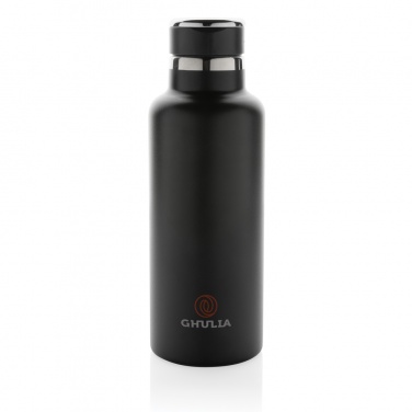 Logo trade promotional giveaways image of: Hydro RCS recycled stainless steel vacuum bottle with spout