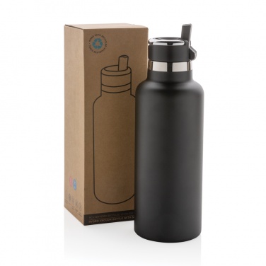 Logotrade promotional gift image of: Hydro RCS recycled stainless steel vacuum bottle with spout