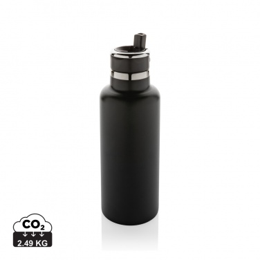 Logo trade promotional item photo of: Hydro RCS recycled stainless steel vacuum bottle with spout