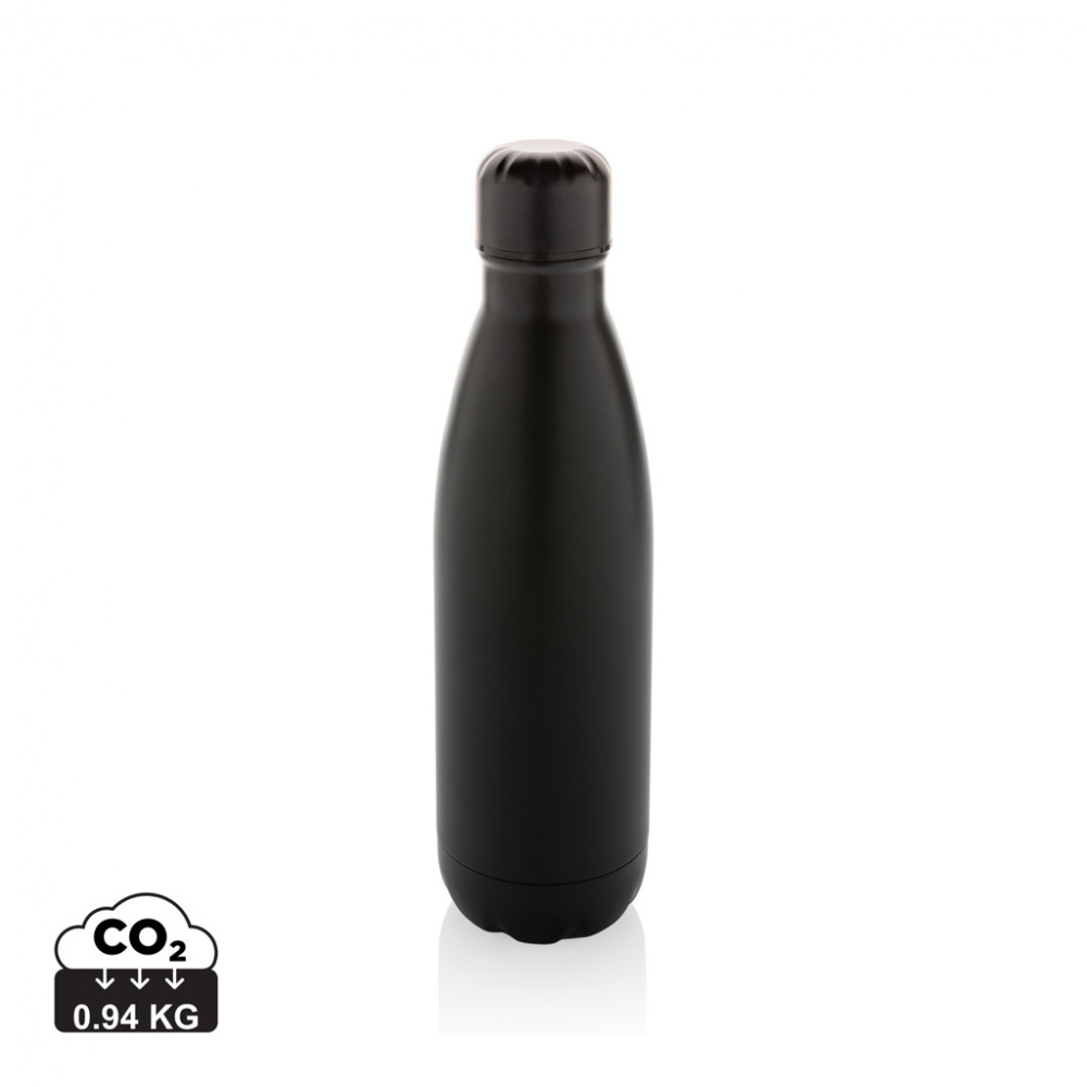 Logo trade promotional gifts image of: Eureka RCS certified re-steel single wall water bottle