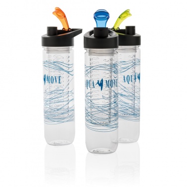 Logo trade advertising products image of: Water bottle with infuser