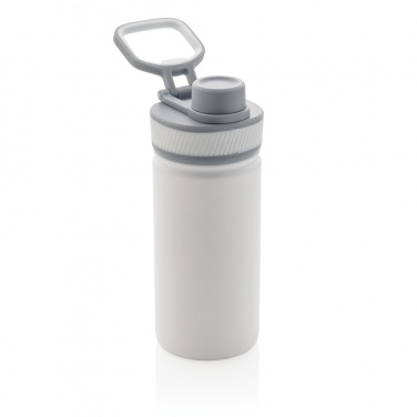 Logo trade promotional items picture of: Vacuum stainless steel bottle with sports lid 550ml