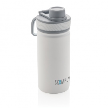 Logo trade promotional products picture of: Vacuum stainless steel bottle with sports lid 550ml