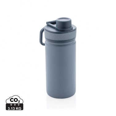 Logotrade promotional products photo of: Vacuum stainless steel bottle with sports lid 550ml