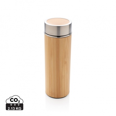 Logotrade promotional items photo of: Leak proof bamboo vacuum bottle