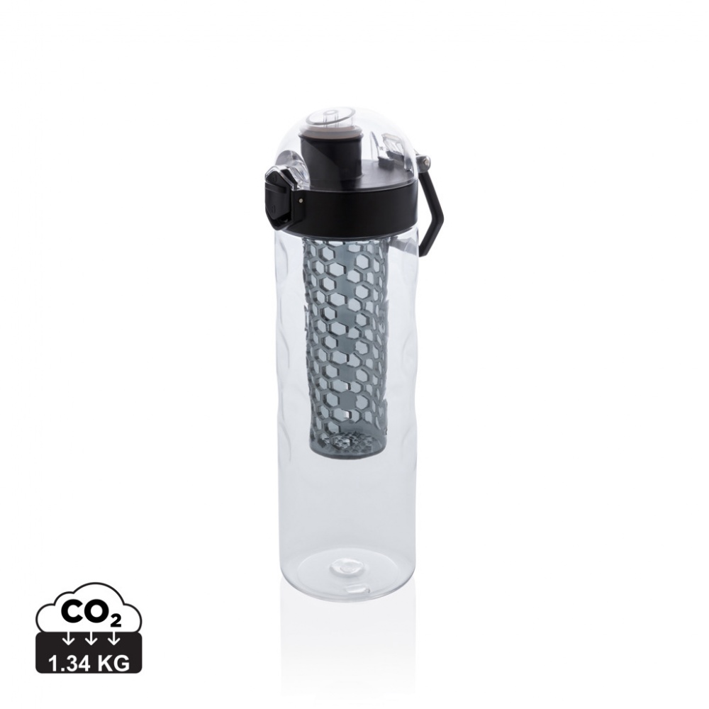 Logo trade promotional products image of: Honeycomb lockable leak proof infuser bottle