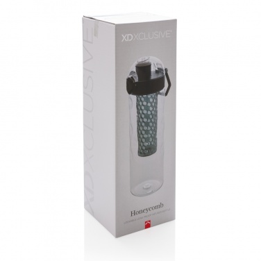 Logo trade business gift photo of: Honeycomb lockable leak proof infuser bottle