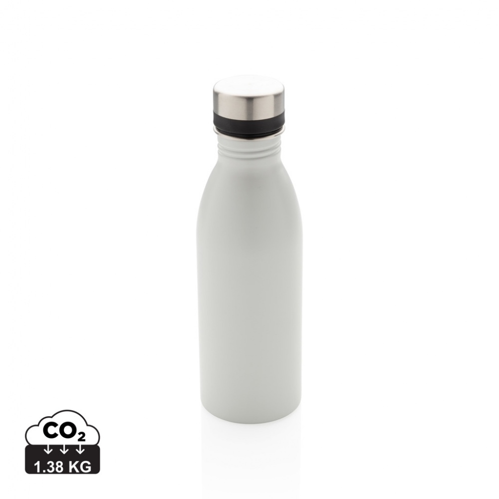 Logo trade promotional products image of: Deluxe stainless steel water bottle