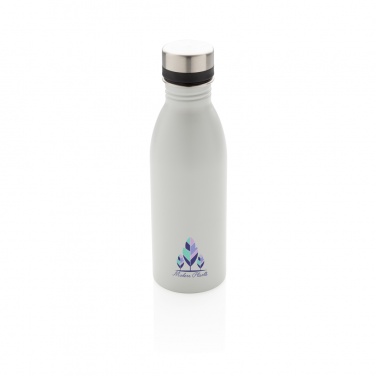 Logo trade promotional merchandise image of: Deluxe stainless steel water bottle