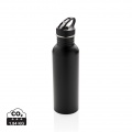 Deluxe stainless steel activity bottle, black