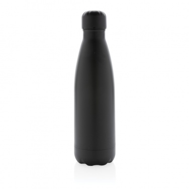 Logo trade promotional item photo of: Solid colour vacuum stainless steel bottle 500 ml