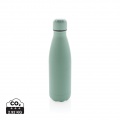 Solid colour vacuum stainless steel bottle 500 ml, green